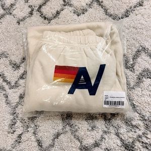 Vintage White Aviator Nation Sweatpants, Size XS